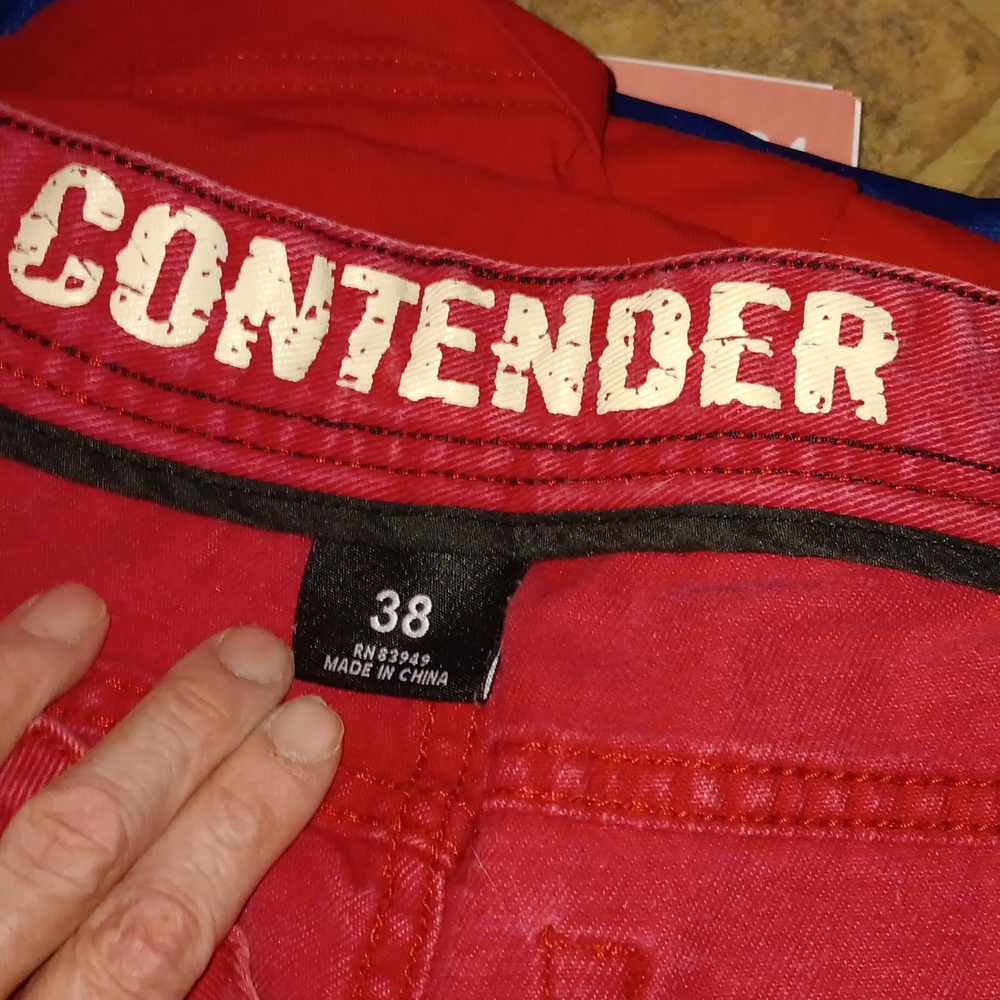 Contender denim shorts